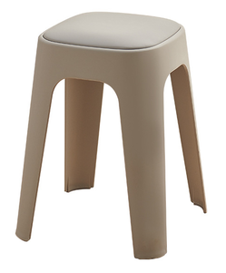 Modern Eco-Friendly <strong>Lightweight</strong> Waterproof Home Furniture <strong>Stool</strong> with Cushion for Living Room and Hotel Use - Product Image 1