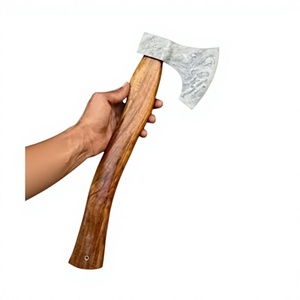 High Quality Industrial Grade Stainless Steel Viking <b>Axe</b> Head Ash <b>Wood</b> Handle 20 Inches Customized ODM Outdoor Use 1 Year - Product Image 1