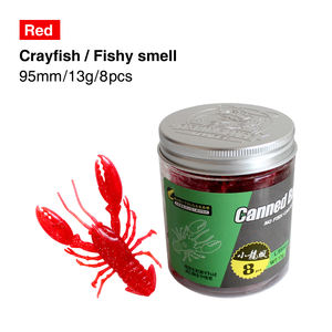 Lot d'appâts souples pour la pêche, pack de leurres pour attraper des poissons tels que les ménés, les ménés, les perches ou les serpent, OEM, en bouteille, 13g - Product Image 3