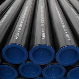Tuyau rond de carbone d'acier doux laminé à chaud de tubes en acier sans soudure pour l'acier de canalisation de pétrole - Product Image 1