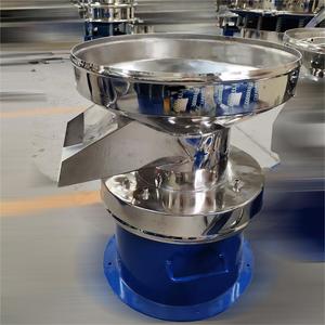 Portable Single Deck 450mm Vibrating <b>Filter</b> Sieve Machine for Brown Sugar Powder Food Processing Application Motor Core - Product Image 5