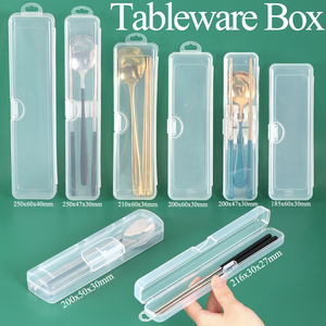 Boîte de rangement pour couverts de qualité alimentaire SUNSHING, ensemble de couverts, boîte de rangement pour cuillère, fourchette, couteau, étui à couverts, conteneur de couverts de voyage - Product Image 1