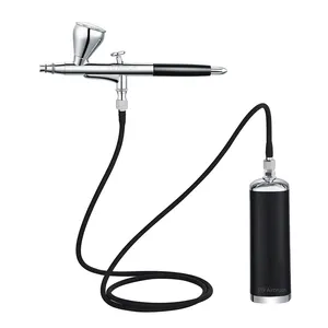 519 Airbrush Draadloze Airbrush Gezichtsspray Kit Nagel Make-Up Cake Luchtborstel Airbrush Compressor Machine Voor Kapper