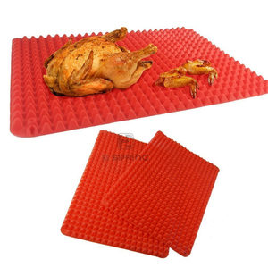 Tapis de cuisson en silicone Pyramide - <span class=keywords><strong>Le</strong></span> <span class=keywords><strong>meilleur</strong></span> tapis de cuisson sain pour chef, outils de pâtisserie résistants à la chaleur KCW-005 - Product Image 1
