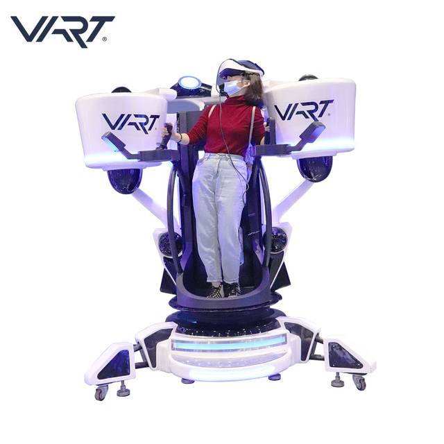 VART VR Stand Aircraft Game Simulator 360 Rotation Flight Simulator Cockpit for Sale
