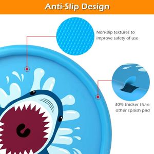 Đệm Phun Nước Cho Trẻ Em Thảm Chơi Đồ Chơi Dưới Nước Sân Vườn Ngoài Trời Đệm Phun Nước Bơm Hơi Cho Trẻ Tập Đi Hồ Bơi Bé Trai Bé Gái - Product Image 3