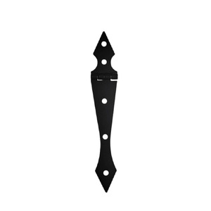 Charnière à ressort en fer noir électrophorétique, rotation à 180 degrés, style rustique, pour porte de grange, clôture, quincaillerie - Product Image 5