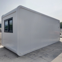 Bureau modulaire en capsule pour immeuble de bureaux, unité de bureau de luxe en conteneur pour centre commercial, appartement préfabriqué intelligent, maison préfabriquée, villa