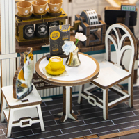 Nuevo Producto M2506 Casa de Muñecas de Madera, Kits de Casa de Muñecas en Miniatura, Casa de Muñecas de Madera para Hacer Uno Mismo, Kit de Mini Casa de Muñecas para Niñas