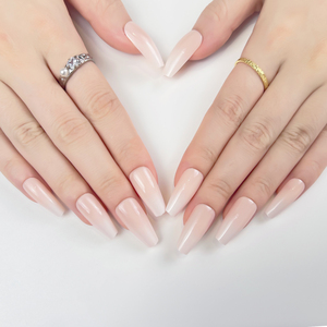 Lot <span class=keywords><strong>de</strong></span> 24 <span class=keywords><strong>Faux</strong></span> Ongles Brillants Amande à Coller, Prêts à l'Emploi en ABS, avec Boîte d'Emballage Personnalisée pour Doigts - Product Image 3