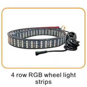 4 Row RGB White Wheel Light Strips - Product Image 1