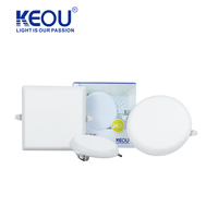 Keou Meilleure Qualité du Marché 24W Led Encastré Mince Plafonnier Rond Led Panneau Lumineux