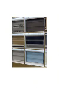 Stores verticaux Dreamy 80x180 cm en tissu, style romain, double couche, filtrant la lumière, installation latérale, pour fenêtre à battant, design moderne - Product Image 1