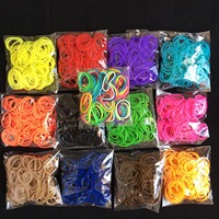 Bandas Elásticas para Hacer Pulseras, Kit de Fabricación de Pulseras de Goma Elástica de 15 mm para Niñas, Juguetes para Niños