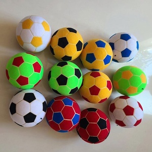 Ballon de football gonflable adhésif de 22 cm de diamètre avec bande auto-agrippante pour jeux sportifs - Product Image 2