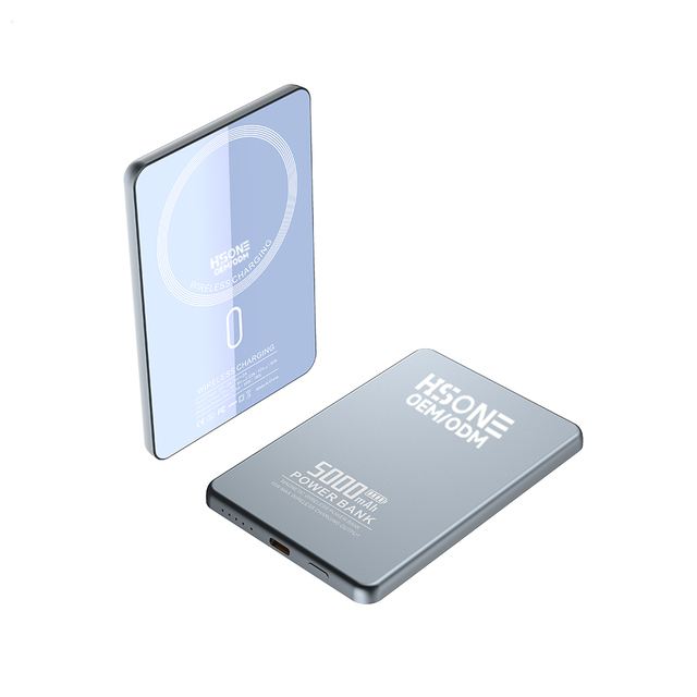 L158A Multi-Protection Semi-Solid Battery Magnetic Power Bank 5000mAh 6.3mm Ultra-Slim 15W Wireless 20W PD Free Laser