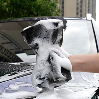 Puissant nettoyage voiture lavage éponge haute densité éponge bloc lavage de voiture polissage cire éponge accessoires de lavage de voiture