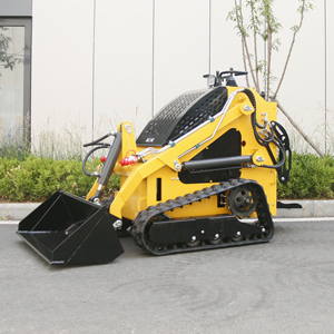Mini-chargeuse compacte sur chenilles 4x4, homologuée EPA, avec grappin, haute efficacité pour travaux de chantier, petite taille - Product Image 4