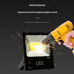 Đèn pha <span class=keywords><strong>LED</strong></span> ngoài trời 100W chống nước, đèn quảng cáo cho công trường xây dựng, nhà máy, chiếu sáng cảnh quan, chip COB 5054 - Product Image 4