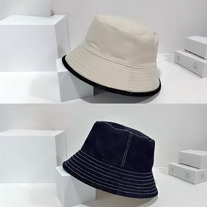 Sombrero de Pescador Reversible de Doble Cara con Logotipo Personalizado, para Hombre y Mujer, de Algodón Lavado y Mezclilla, Estilo Urbano, con Ala Ancha - Product Image 3