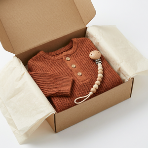 Combinaison en tricot pour bébé, combinaison en maille côtelée, couleur terre cuite, manches longues, avec boutons en <span class=keywords><strong>bois</strong></span>, vêtements chauds pour bébé pour l'automne - Product Image 6