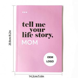American Style Family Heritage Memory Keeper Journal Leather Mini A5 Deluxe Edition <b>Notebook</b> Gold/Silver Foil Embossed Logo Sewn - Product Image 2