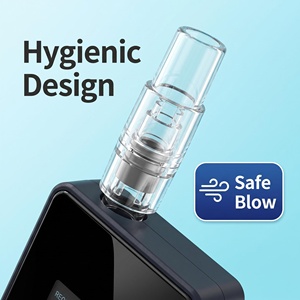 Analyseur d'alcoolémie numérique portable à capteur à pile à combustible, avec embout buccal anti-reflux unidirectionnel, test rapide, du fabricant - Product Image 2