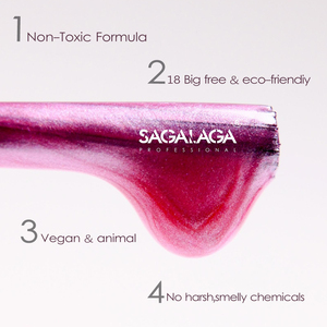 Esmalte de Uñas Halal Profesional Permanente 210 Colores a Base de Agua Bajo Olor Despegable 18-Free para Niños con <span class=keywords><strong>Brillo</strong></span> Intenso - Product Image 5