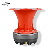 Haut-parleur de voiture à cornet en aluminium, super tweeter de 2 pouces, 125 W RMS, 8 ohms, unité de driver à haute pression sonore (SPL)