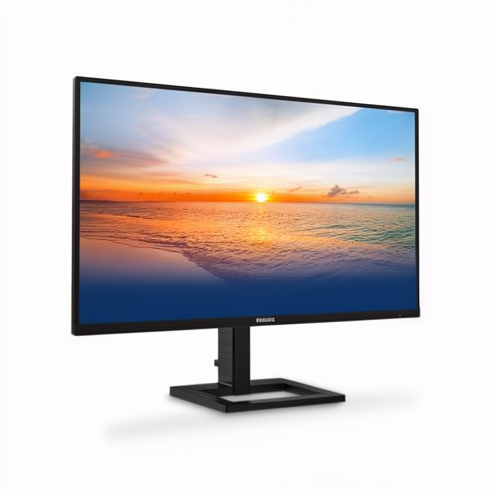 24-Inch FHD IPS Monitor 120Hz 1ms Response Time Height-Adjustable Speakers 1920x1080 for USB-C Hub Ports Black