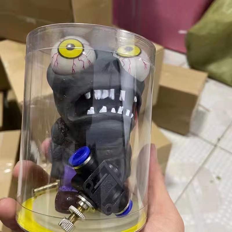 Car Turbo Toy Decoration Pendant Zombie Car Eye-Popping Doll