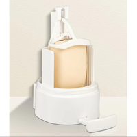 Boîte à savon créative pour salle de bain de dortoir étudiant, sans eau et sans perçage, boîte à savon en poudre pour salle de bain domestique