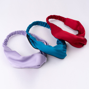 Foulard Fascia <span class=keywords><strong>per</strong></span> <span class=keywords><strong>Capelli</strong></span> da <span class=keywords><strong>Donna</strong></span> Personalizzabile con Logo, in Seta di Gelso 100% Grado 6A, Lusso, Ecologico, Regolabile, Basso MOQ - Product Image 4