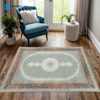 Tapis en chenille 3D antidérapant de style vintage persan, tapis imprimé 3D, tapis pas cher pour salon et chambre à coucher
