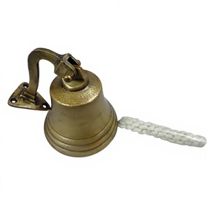 Antique Brass <b>Wall</b> Bell Decorative <b>Large</b> Door Bells Wedding Occasion Home <b>Decor</b> Luxury Bells Metal Crafts Cheap Price - Product Image 1