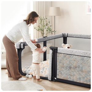 <span class=keywords><strong>Parc</strong></span> pour bébé <span class=keywords><strong>pliable</strong></span>, économique, de voyage, sécurisé, grand <span class=keywords><strong>parc</strong></span> en tissu pour enfants - Product Image 3