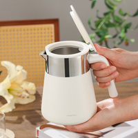PINKAH NOUVEAU 30OZ 900ML Sans BPA, Thermos en acier inoxydable à double paroi, Carafe à thé thermique avec infuseur à thé