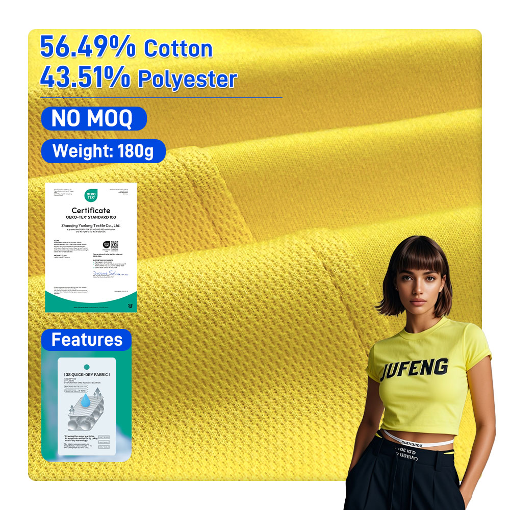 Polyester Cotton Blend Mesh Fabric Durable Versatile