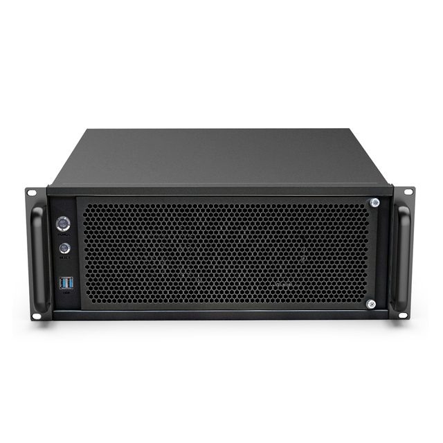 Brand New 4U Chassis Industrial Control Server 360 Water-Cooled Eatx Motherboard Slot Atx Power Supply Position Usb3.0 Metal