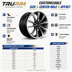 Rines de Aluminio OEM ODM 17X7.5J 18X7.5J 20X8.5J Compatibles con TOYOTA RAV 4 AWD 2013 2014 5X114.3 CB60.1 M12x1.5 E T35 - Product Image 4