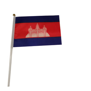 Drapeau <span class=keywords><strong>arc</strong></span>-<span class=keywords><strong>en</strong></span>-<span class=keywords><strong>ciel</strong></span> de poteau <span class=keywords><strong>en</strong></span> bois de polyester personnalisé de haute qualité pour une utilisation sportive pour l'affichage d'<span class=keywords><strong>agence</strong></span> de voyage avec logo personnalisé fabriqué au Cambodge - Product Image 6