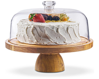 Plateau de service en bois d'acacia écologique pour la décoration de la maison, plateau à légumes, bol à fruits, support à beignets, assiette à nachos, présentoir de table, support à gâteau