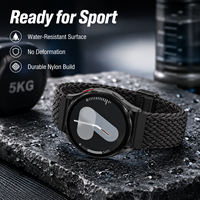 Bracelet tressé à libération rapide pour Samsung Galaxy Watch Active 3 4 5 6 7 Gear 2 S3 40 42 44 45 46 47mm, bracelet sport en nylon magnétique