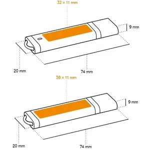 Gadget sostenibili in plastica riciclata USB STIFF ECO - Product Image 3