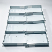 Fabrication de tôles en aluminium et en acier galvanisé, traitement complet : découpe, pliage, soudage, rivetage