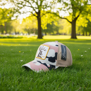 Cappello Trucker Borvie in Tessuto a Rete Traspirante Impermeabile con Pannello Frontale Ricamato Unisex per Adulti Casual Primavera Estate Cappello a 6 Pannelli - Product Image 2