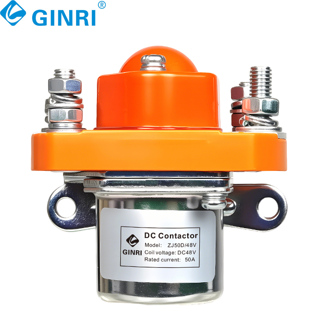 DC High Content Silver Contacts Low Voltage Electro Magnetic Contactor