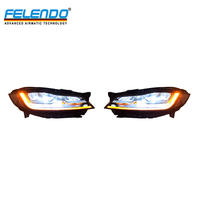 Felendo Phare à LED complet pour Jaguar XF XJ F-pace S-type XFL XJL XE FT 2010-2020 Phare HID Xénon matrice Pixel