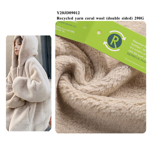 โรงงานอุปทานรีไซเคิลลายสก๊อตนุ่มปะการังขนแกะผ้าสำหรับเสื้อ/ผู้หญิง/เด็ก/ผู้ชาย/รั้ว/แจ็คเก็ต/เสื้อกั๊ก/นอนสวมใส่ - Product Image 1