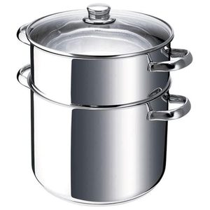 JL Wholesale, couscoussier rond de 24 cm avec couvercle en verre, meilleure qualité et durable, en acier inoxydable, ustensiles de cuisine - Product Image 6